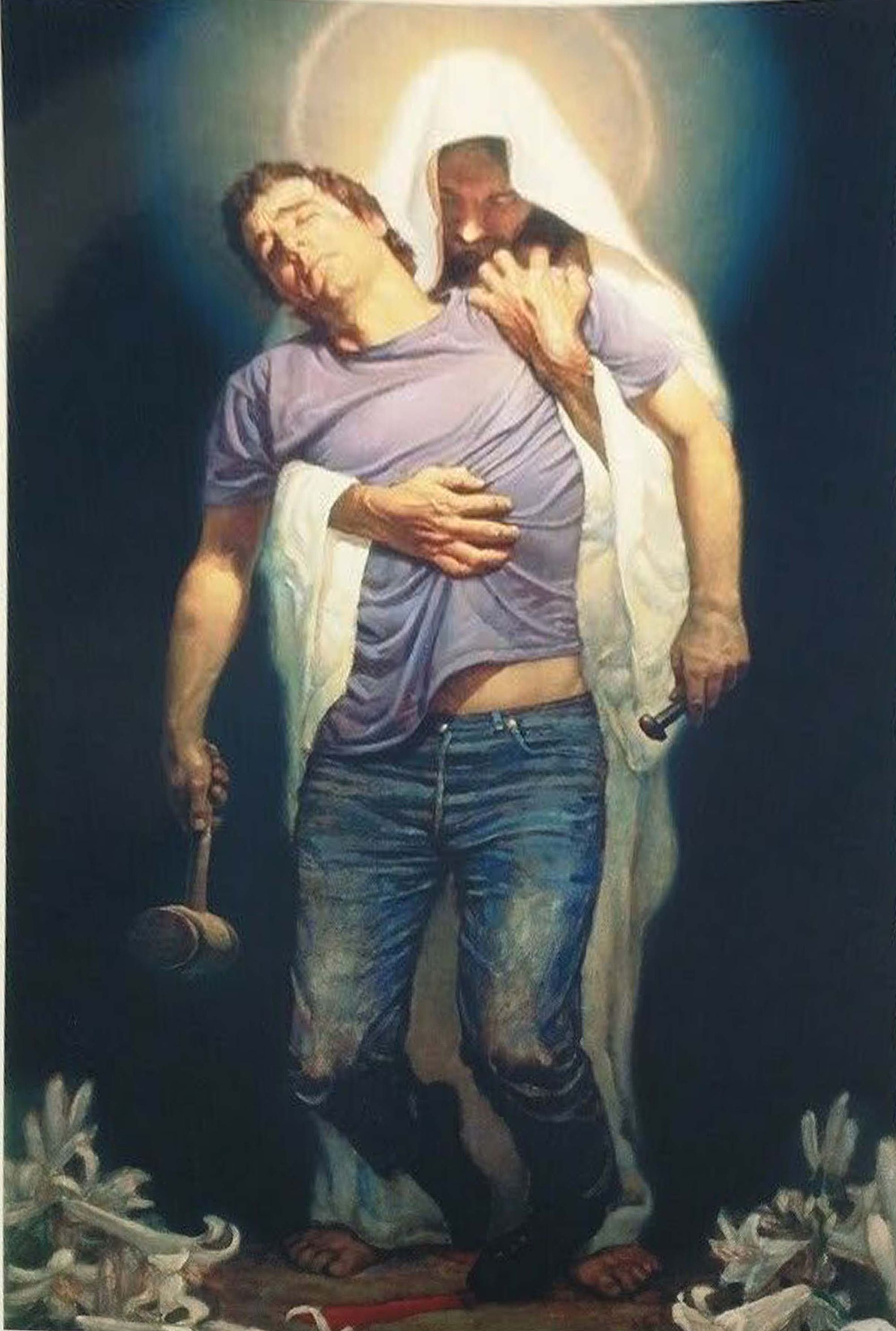 Зависимость богов от людей. Thomas Blackshear Иисус. Художник Thomas Blackshear. " Иисус. Бог и человек". ( Jesus)..