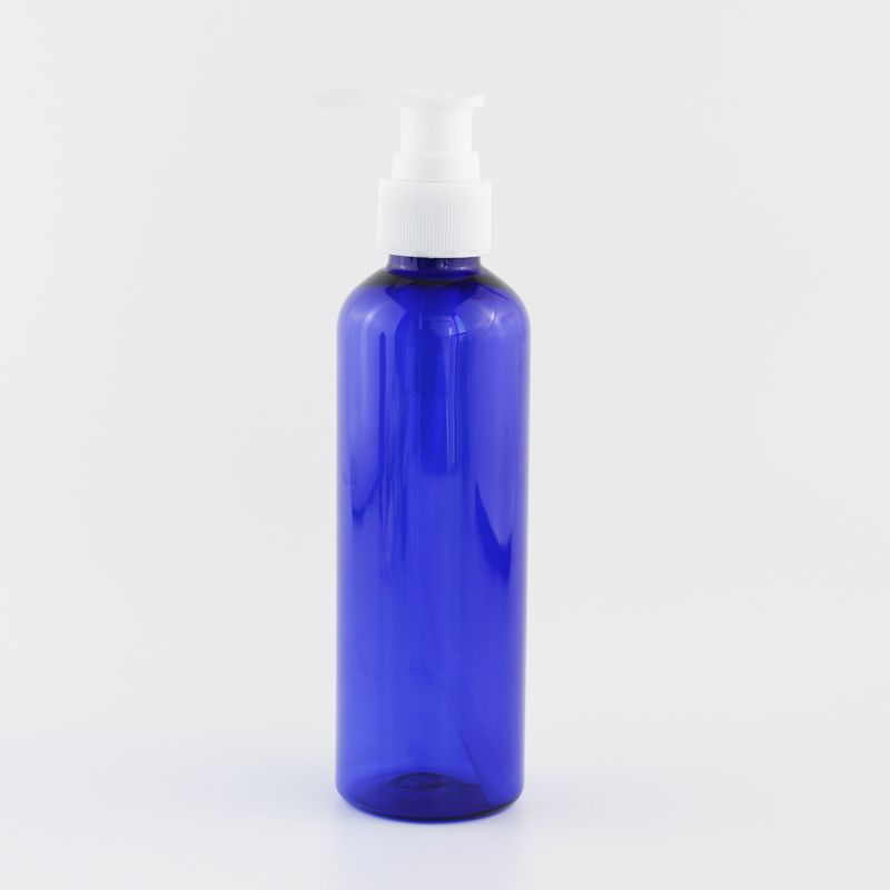 200ml azul Garrafa PET Branco