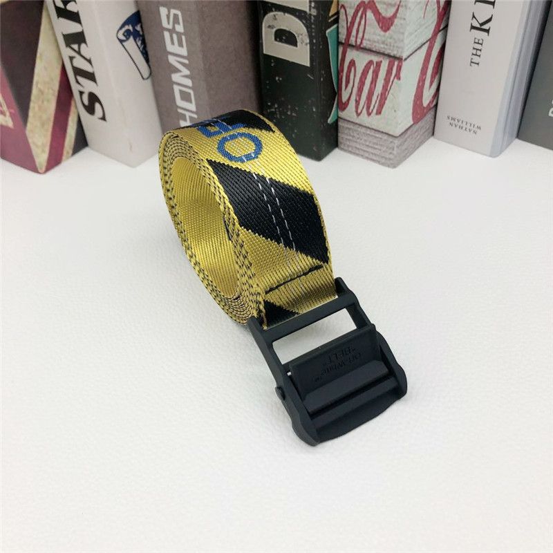 Belt Buckle Giallo Nero Giallo