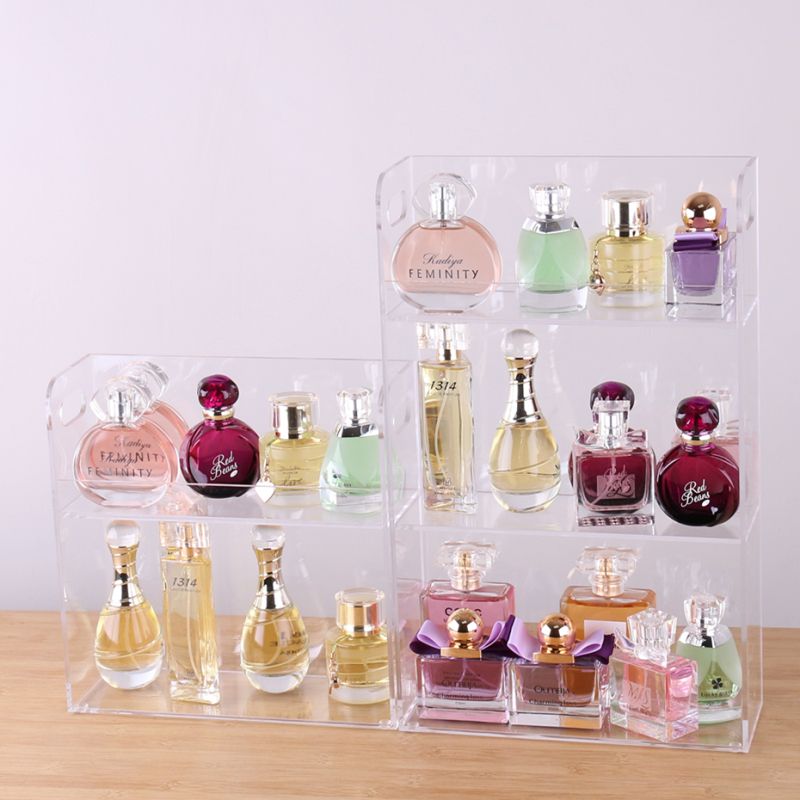 Acrylic Perfume Holder Jewelry Organizer Makeup Display Stand Coemetics Storage Case Perfume Display Box Mx0810 Jewelry Packaging Display Type Best Quality And Cheapest Price Dhgate Com