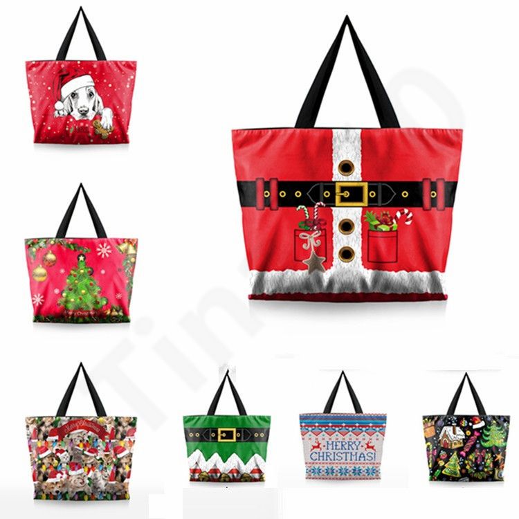 large christmas tote bags