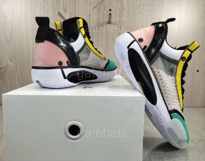 black and gold athletic shoes