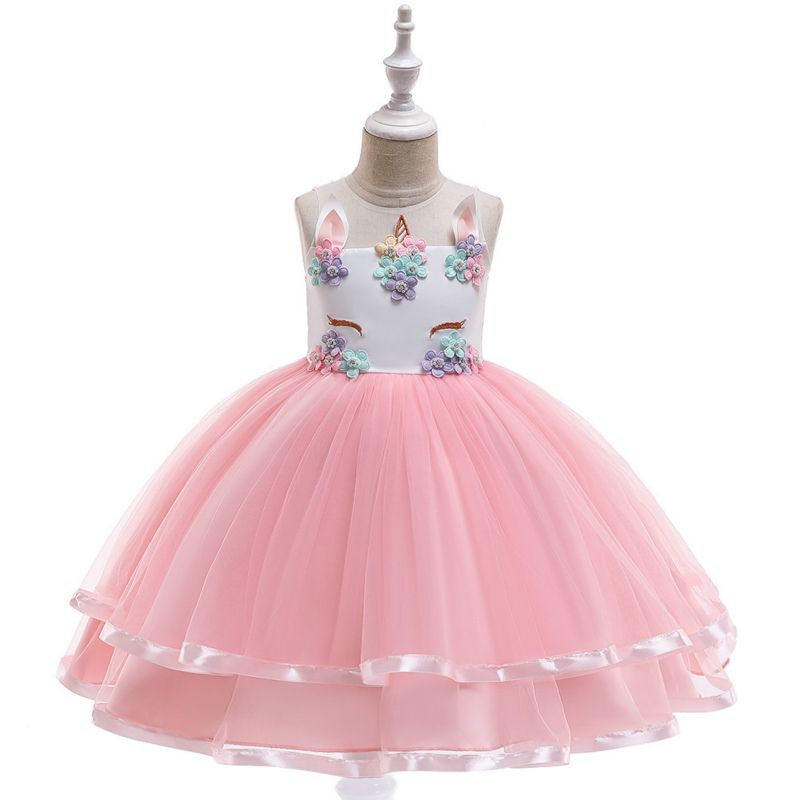 unicorn dress girl size 7