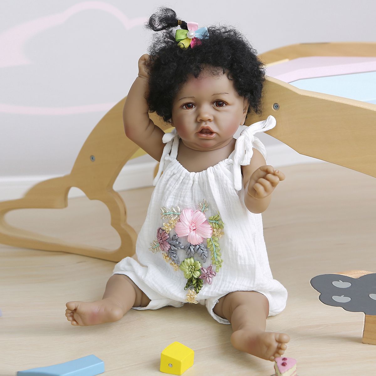 full body silicone baby african american