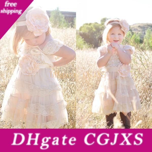 rustic chic flower girl dresses