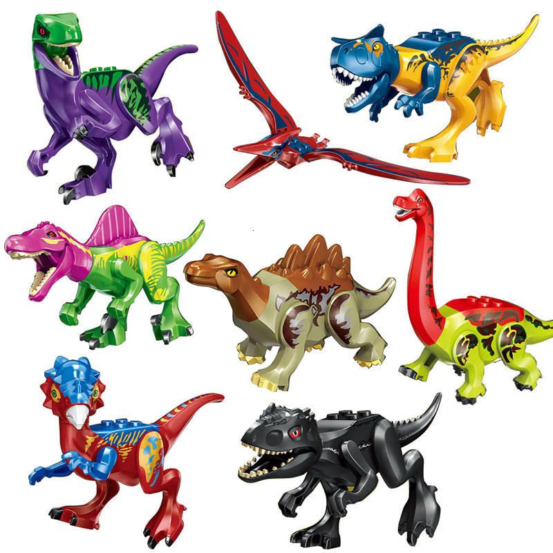 building block dinosaurs