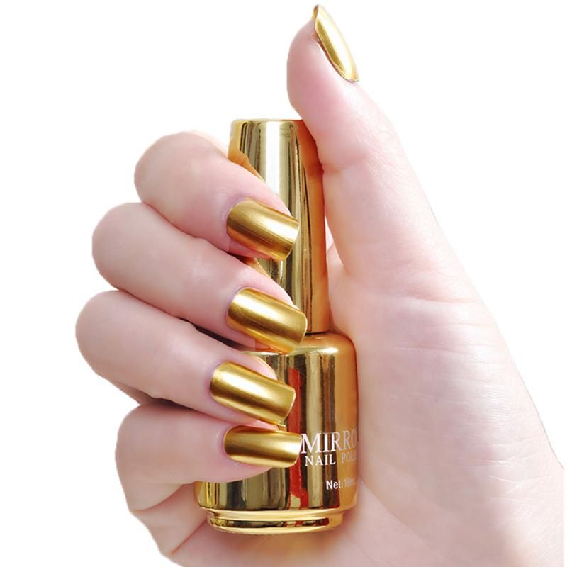 Colorful Mirror Nail Polish Gel Varnishes Metal Mirror Oil Party Nail Polish  Nails Art Manicure Decortaions Accessories