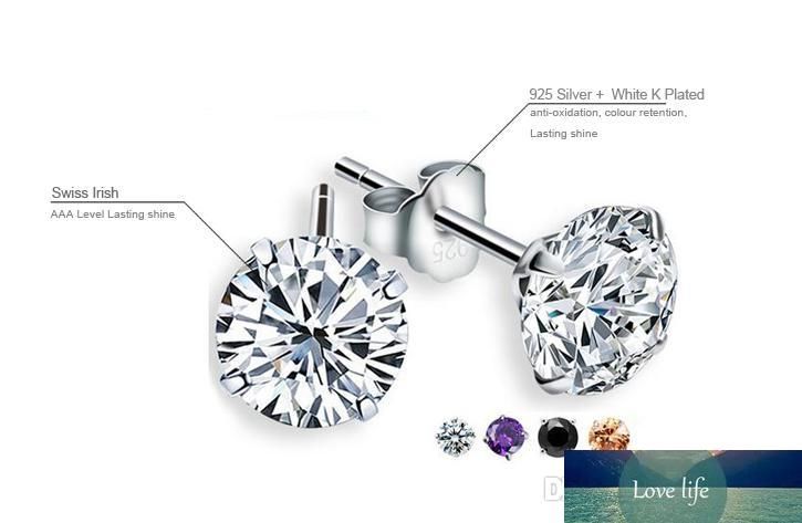 mens sterling silver earrings