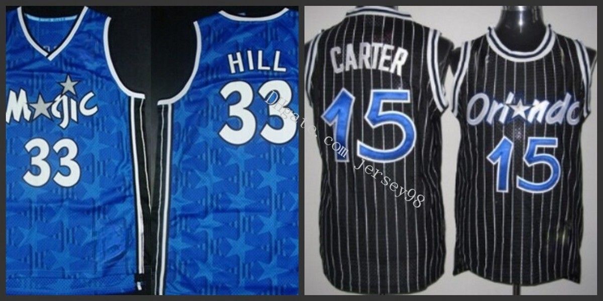Compra Orlando magia los Hombres # 15 Vince Carter # 33 Grant Hill Blanca  NBA Alero Jersey Barato | Entrega Rápida Y Calidad | Es.Dhgate