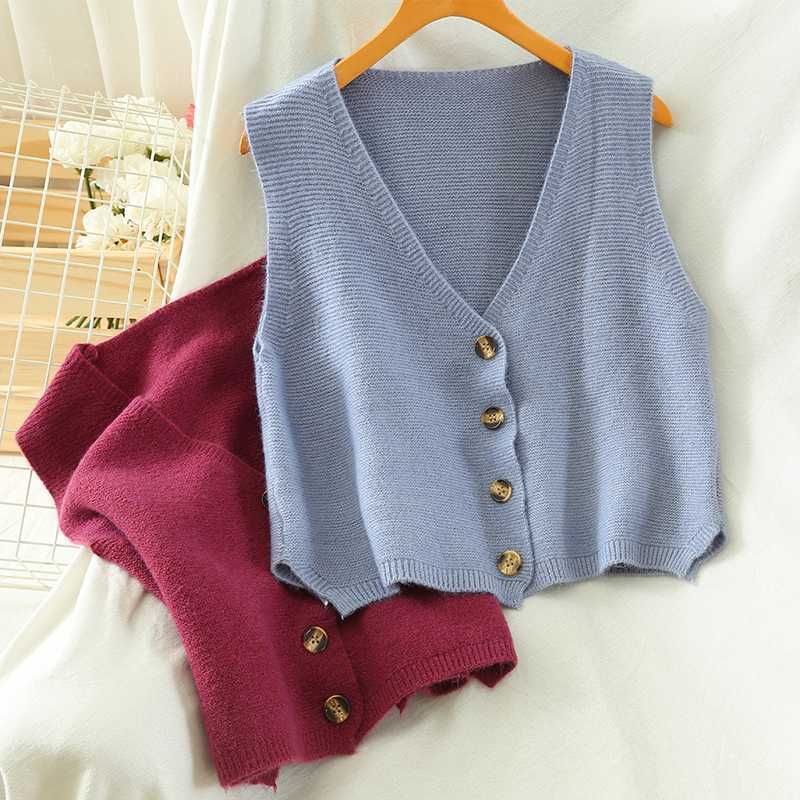 knitted vest women