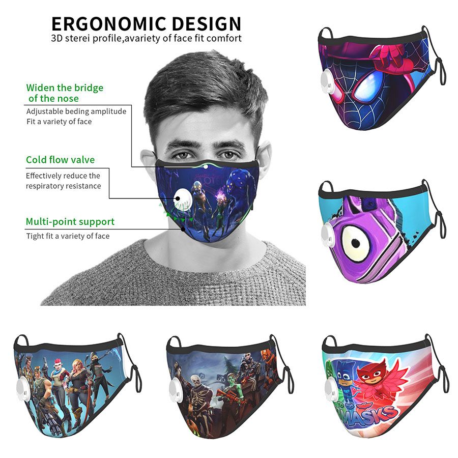 2020 Face Mask Design Red Super Hero Reusable Face Mask Fortnite Cotton Pj Masks Roblox Fashion Print With Valve Adult Respirator Free 2 Filters From Vm Tn Plus 2 58 Dhgate Com - roblox mask free