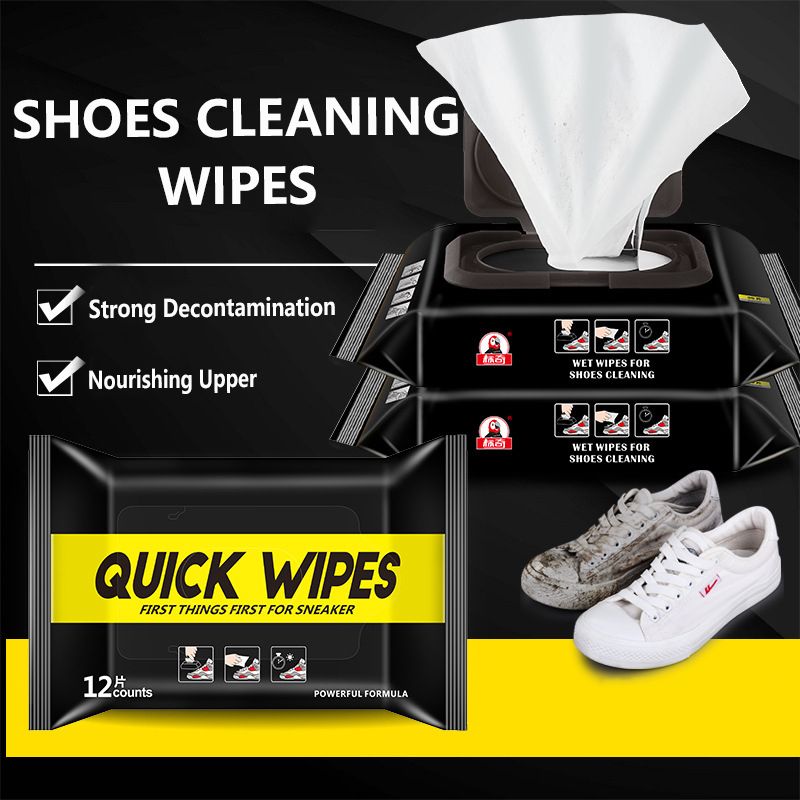 2021 Disposable White Shoes Cleaning Wet Wipes Sneakers Cleaning Tissue