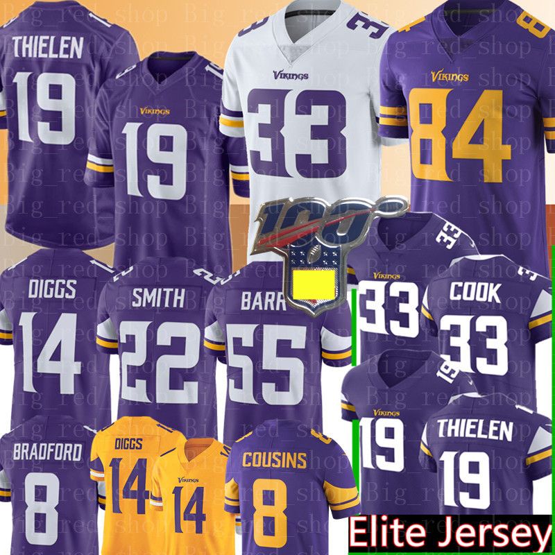 thielen jersey stitched