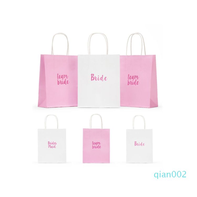 team bride paper bags