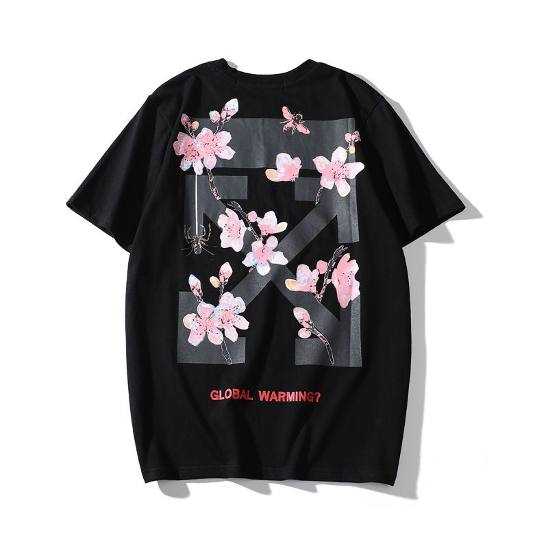 off white t shirt global warming