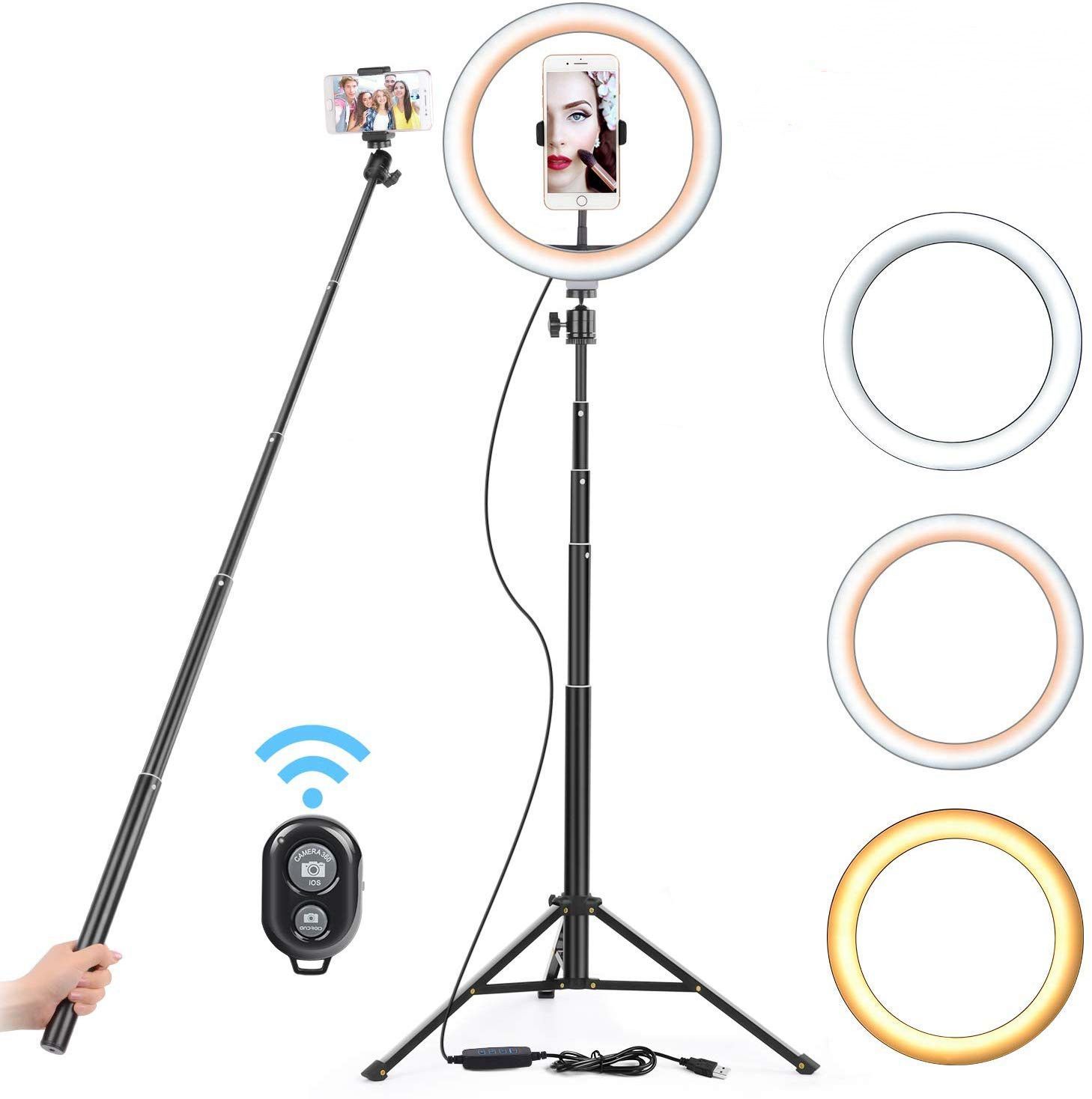 Aro De Luz Led Foto Regulable Led 26 Cm Soporte Tiktok Aro De Luz Led Foto Regulable Led 26 Cm Soporte Tiktok