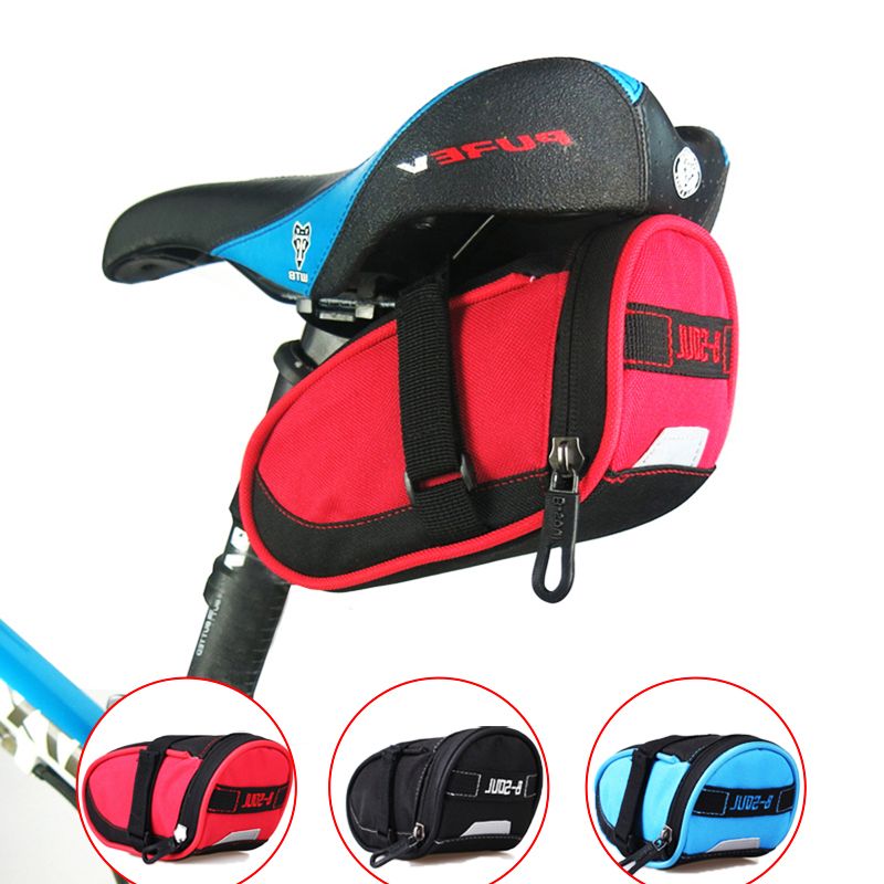 B-Soul impermeable Bicicleta Sillín Bolsa de asiento de ciclismo Bolsas de cola de bicicleta B-Soul impermeable Bicicleta Sillín Bolsa de asiento de ciclismo Bolsas de cola de bicicleta