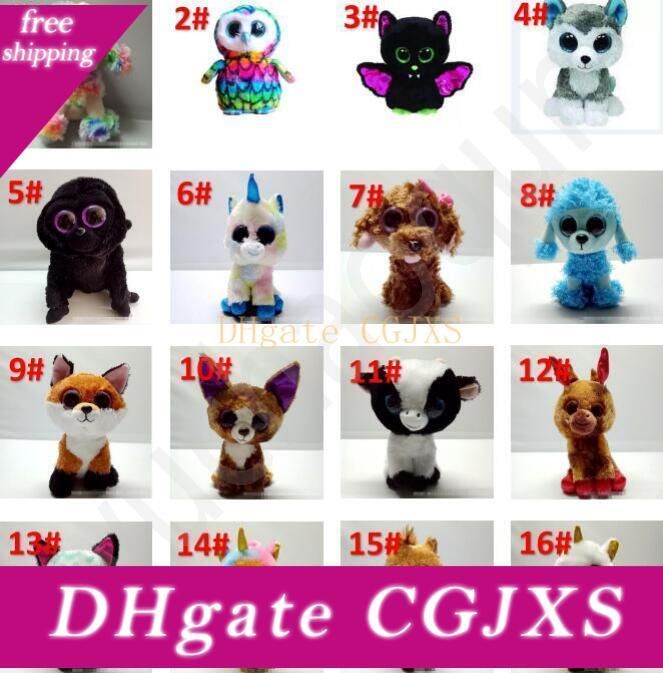 big eyed stuffed toys