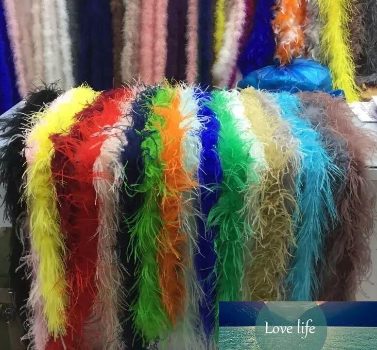 Cheap Feather Boas 2M Marabou Feather Boa Strip For Wedding Marabou