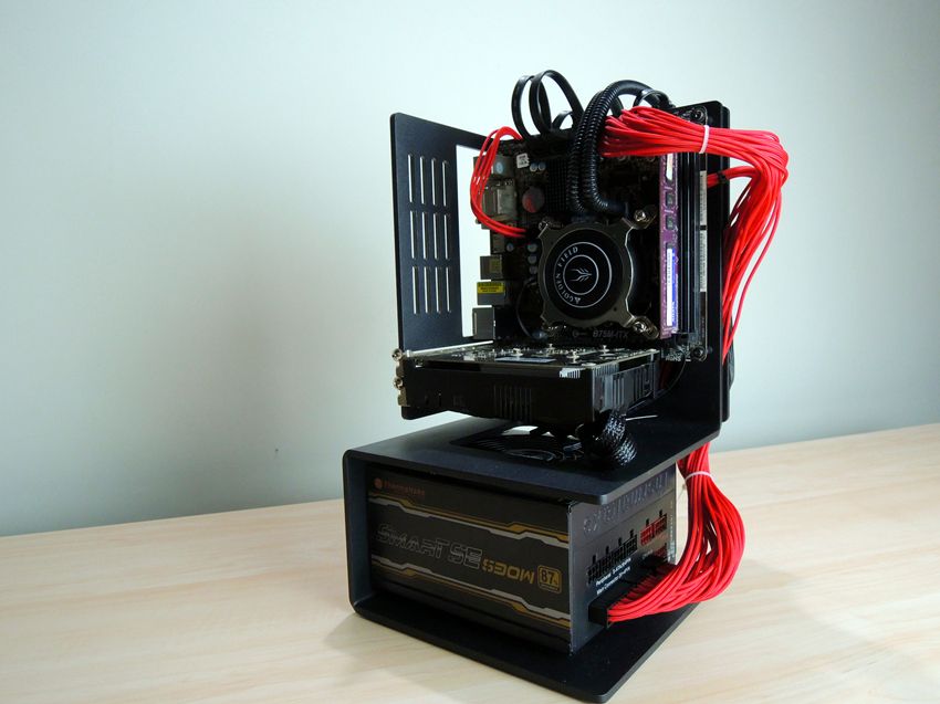 Mini Pc Open Air Case Test Bench Vertical Alloy Frame Support Sfx Atx Power Supply Water Cooling Chassis 1 140 240 280w From Youareme 443 65 Dhgate Israel