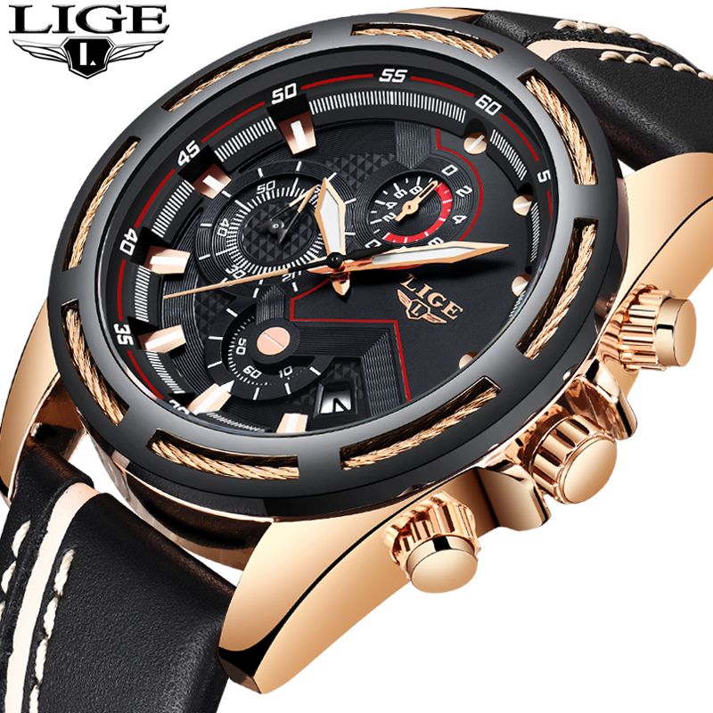 lige watch leather