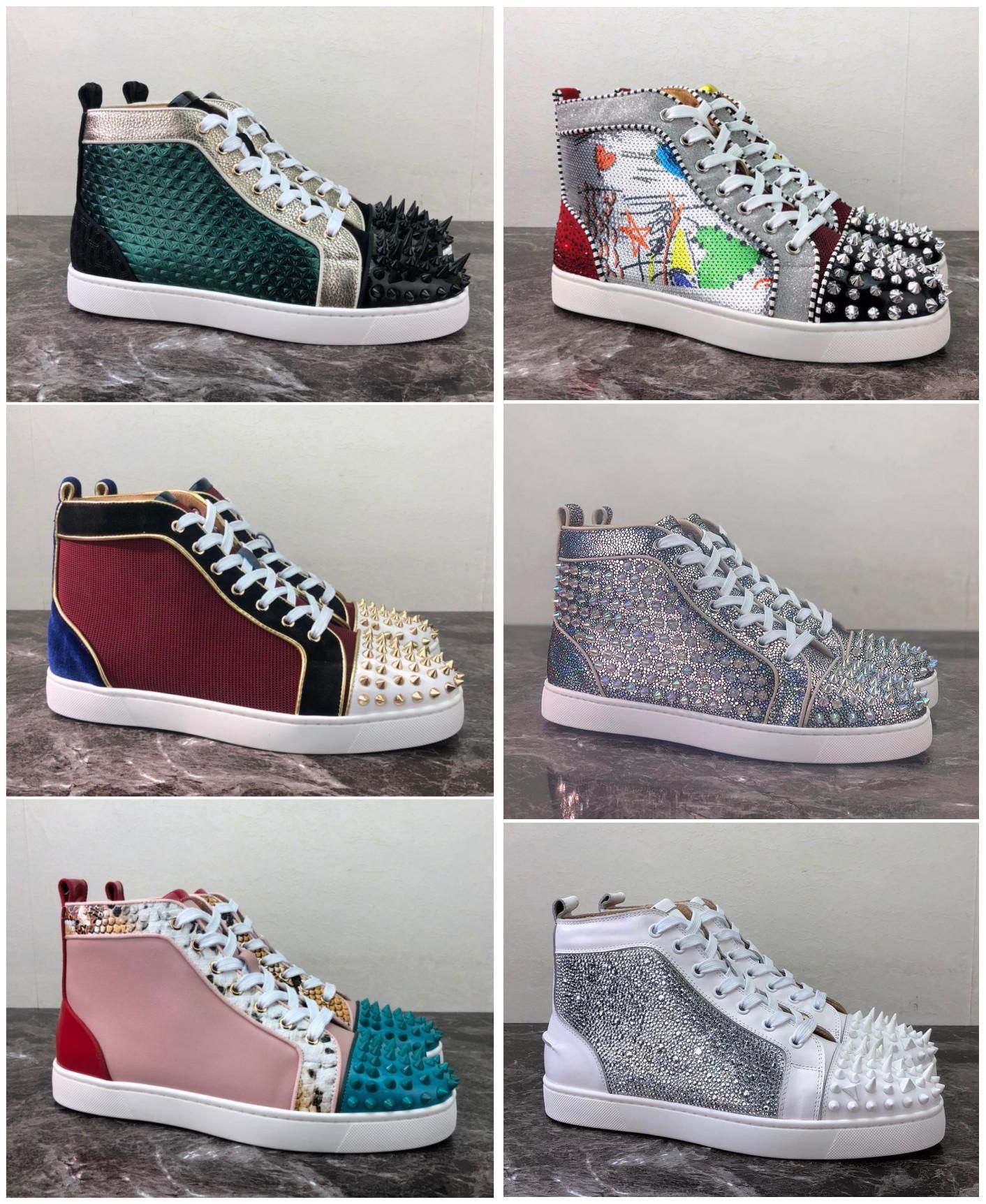 2020 CL Louboutin Men Women Casual Shoes Luxury Designer