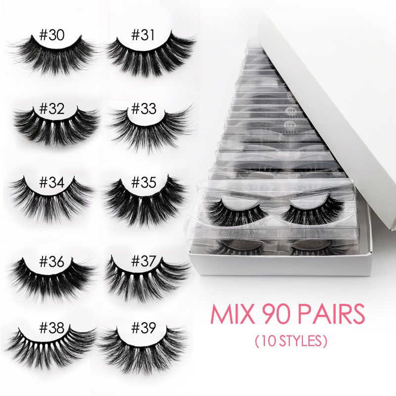 LASHES 12-16MM MIX 90 pares