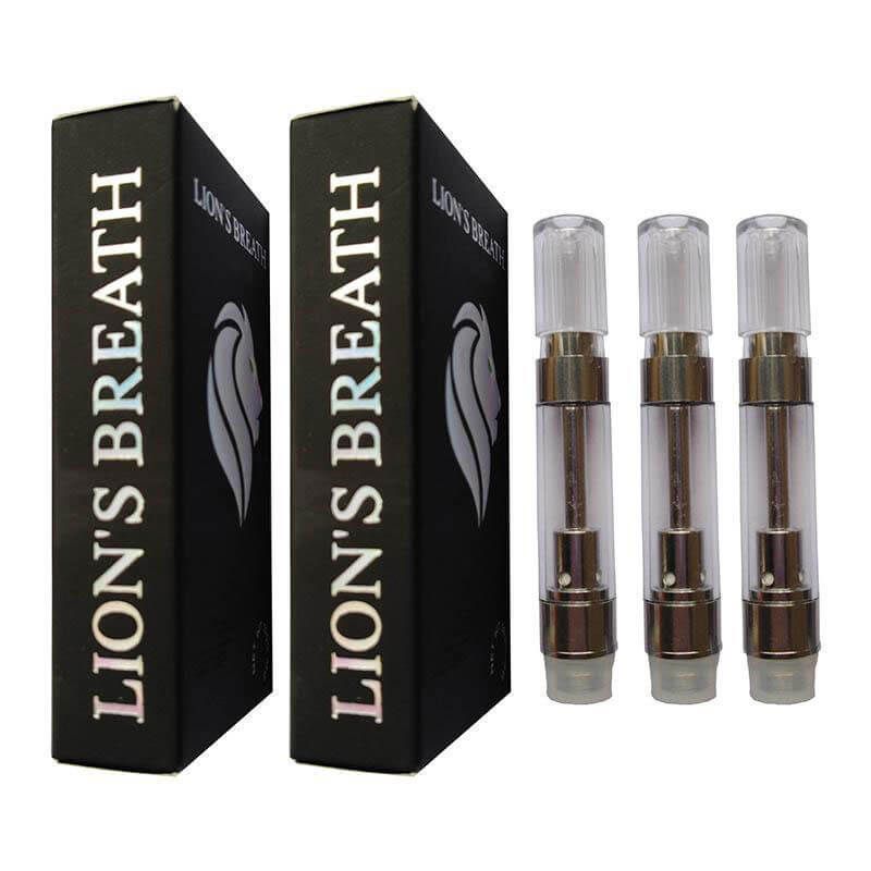 Lions Breath Carts Vape Cartridges 0.8ML 1.0ML Ceramic Coil With Lions