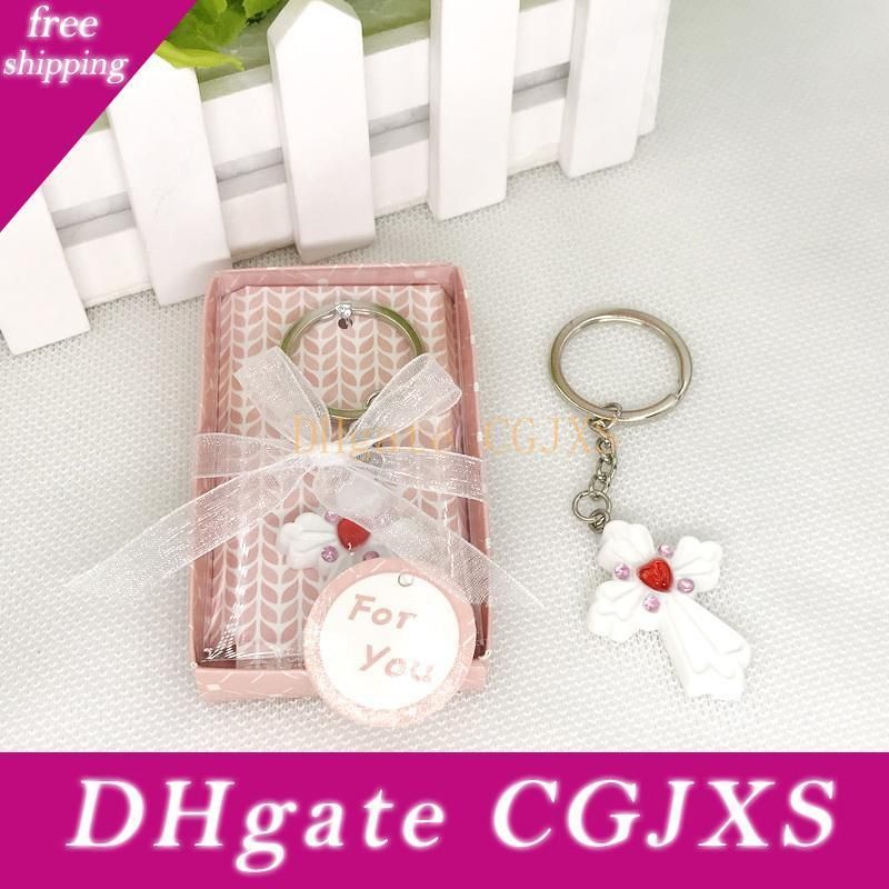 cross keychain favors