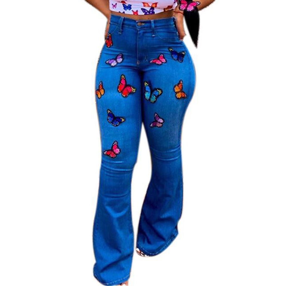 mom jeans flare