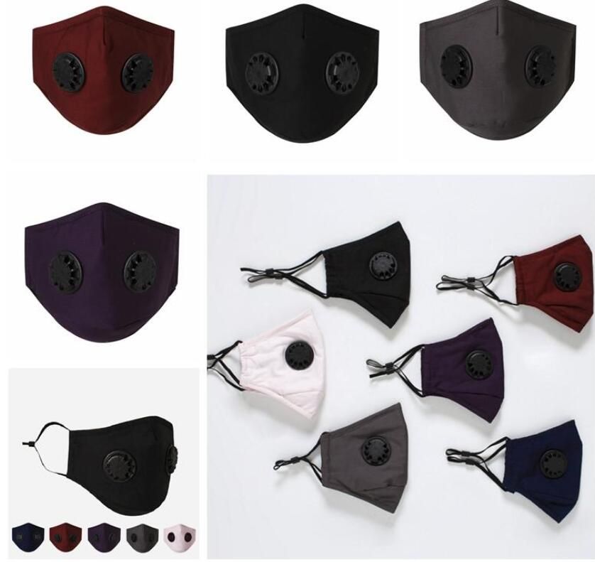 Masks Double Breathing Valve Face Masks Earloop Dustproof PM2.5 Mouth