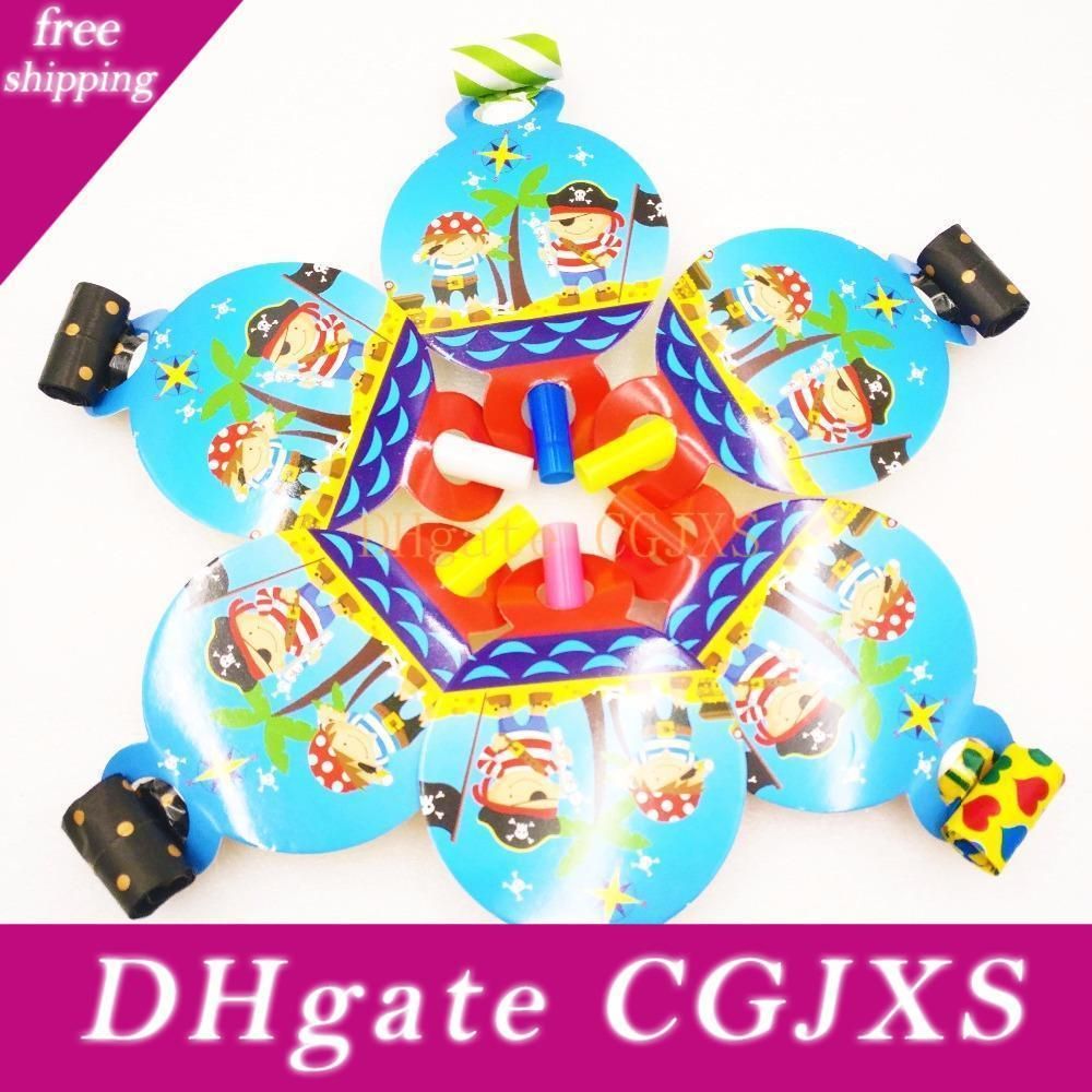 Bag Colorful Pirate Cartoon Funny Whistles Childrens Birthday Party Blowing Dragon Blowout Baby Pirate Party Supplies Homemade Loud Noise Makers Homemade Noise Maker From Aigtgrr 18 90 Dhgate Com