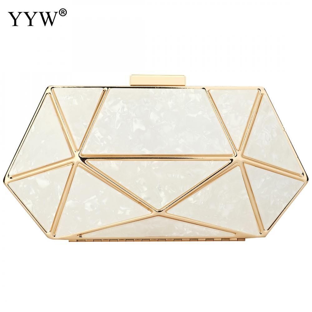 designer rose gold clutch bag