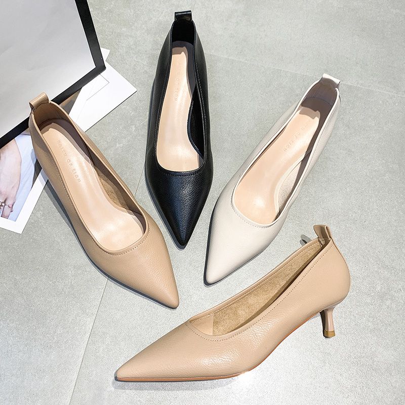 nude work heels