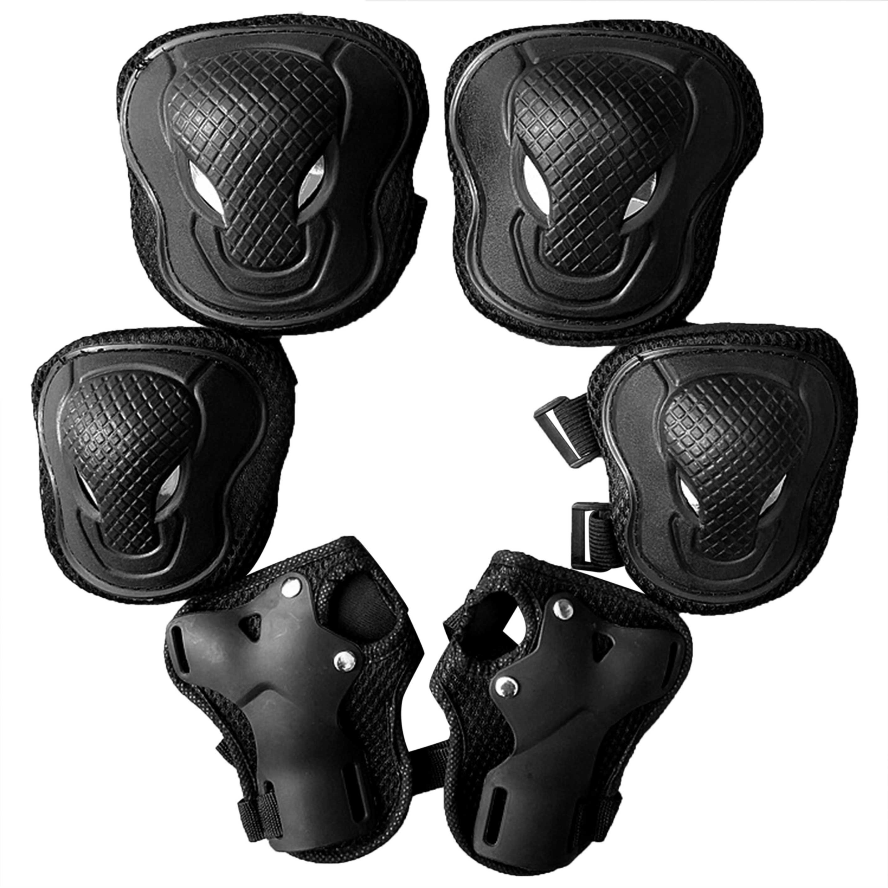 Erwachsenen Protektorenset 6 pcs Sport Inlineskating Schutzausrüstung Sets S/M/L 