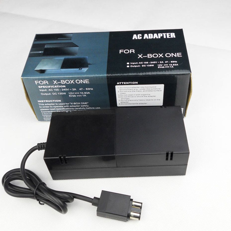 AC Adapter For Xbox One Replacement Charger Cable 96W 12V 8A Power
