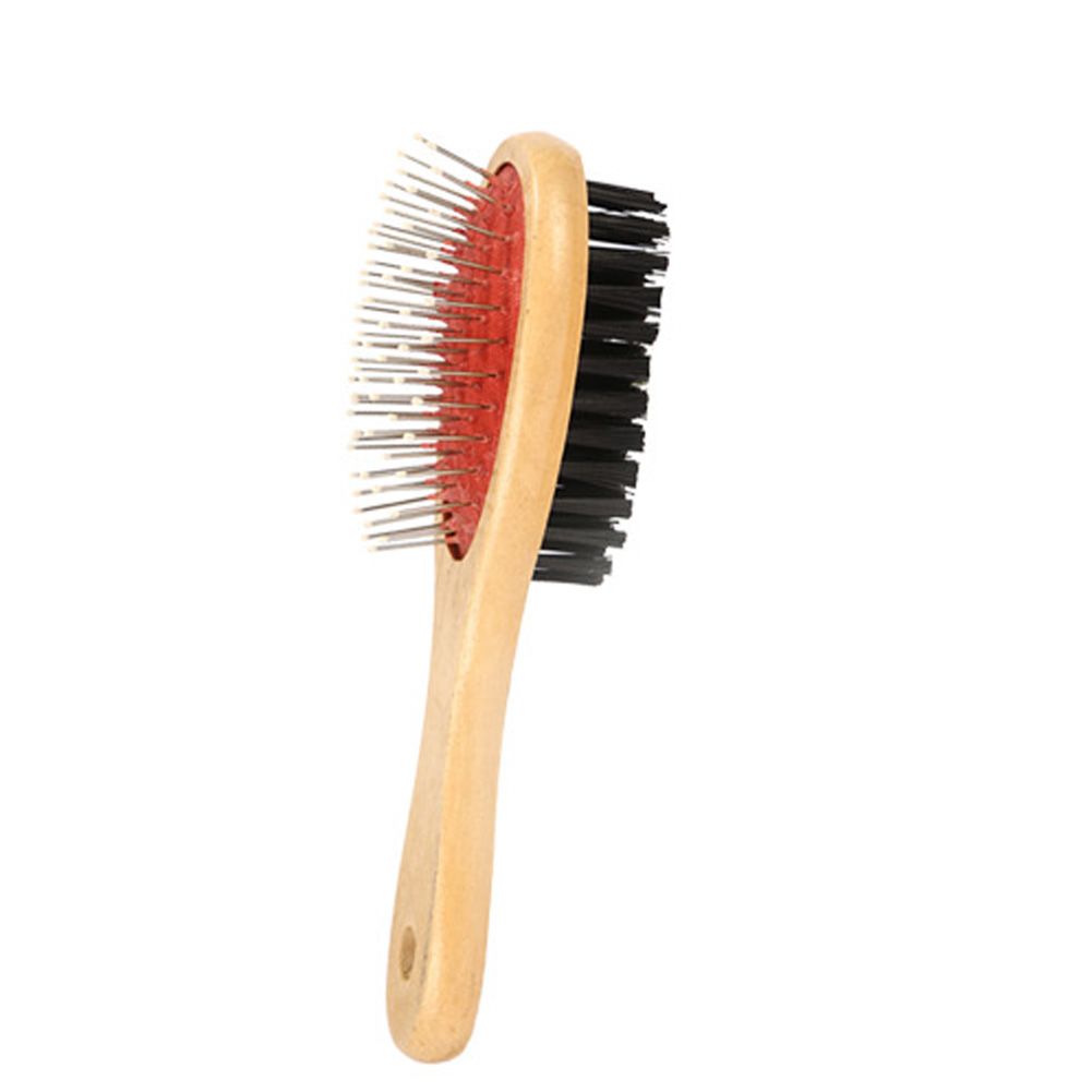 wooden pet brush