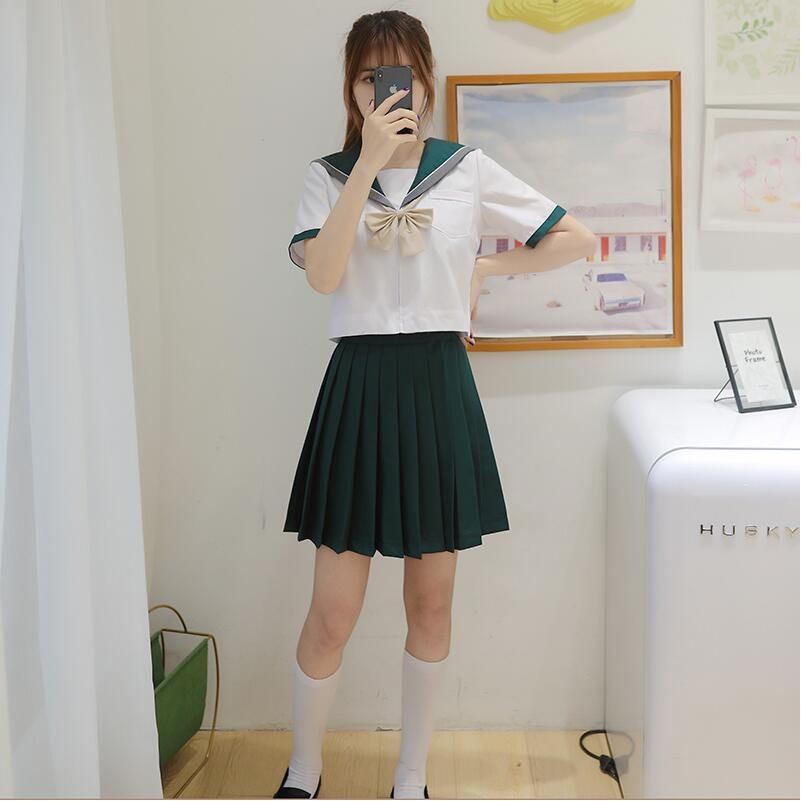 جديد مدرسة ثانوية طالب Jk موحدة الكورية Preppy بحار ملابس النساء بنات انمي الزي الرسمي ثوب الطالب نمط البريطانية تأثيري حلي 2021 من Chinadragontown 182 18ر س موبايل Dhgate