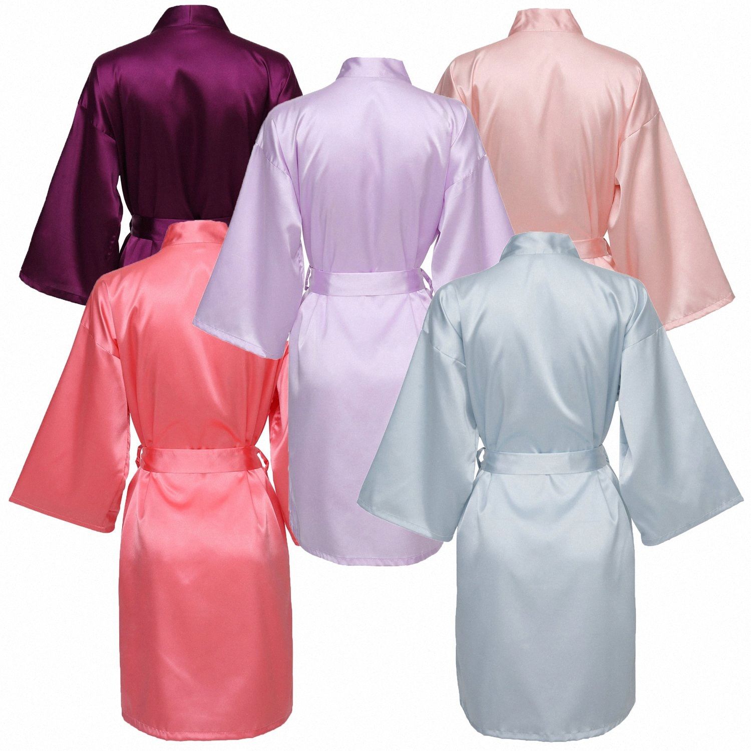 bride and bridesmaid dressing gowns