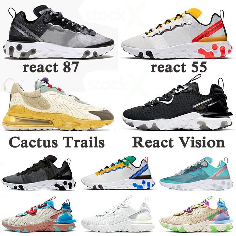 dictador Resplandor Encarnar Nike React Vision Element 55 87 air max vapormax airmax 270 shoes