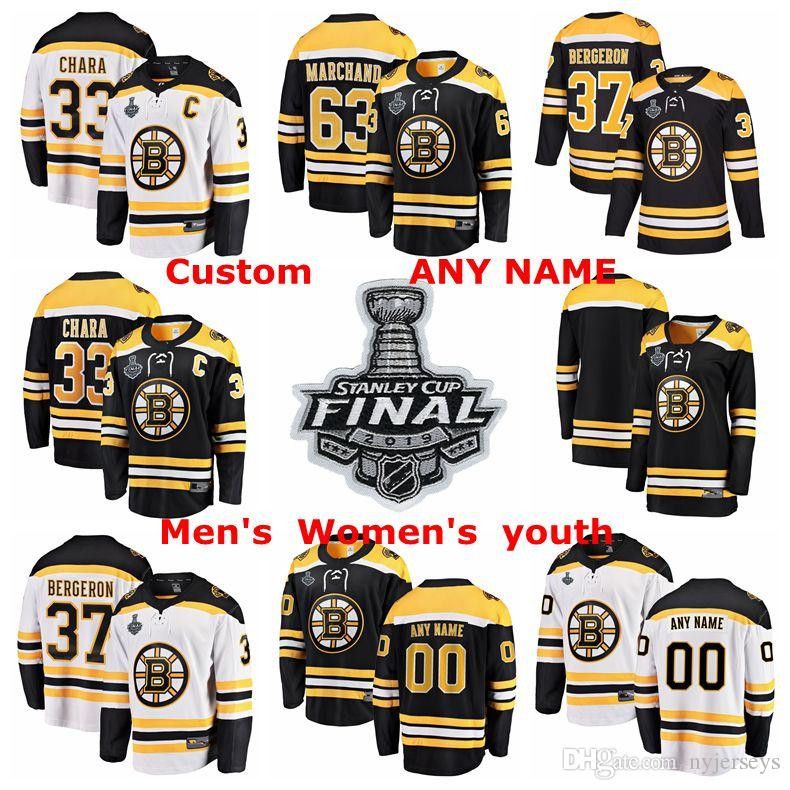 Discount 2019 Stanley Cup Final Boston Bruins Hockey Jerseys Patrice