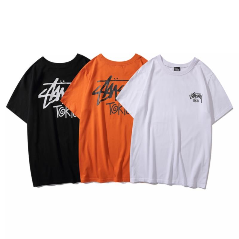 Compra Stussy Alrededor Del Cuello De La Camiseta De Tokio Limita Hombres Y  Mujeres Tokio Negro, Blanco Y Naranja M XXL 0 De Manga Corta Barato |  Entrega Rápida Y Calidad | Es.Dhgate