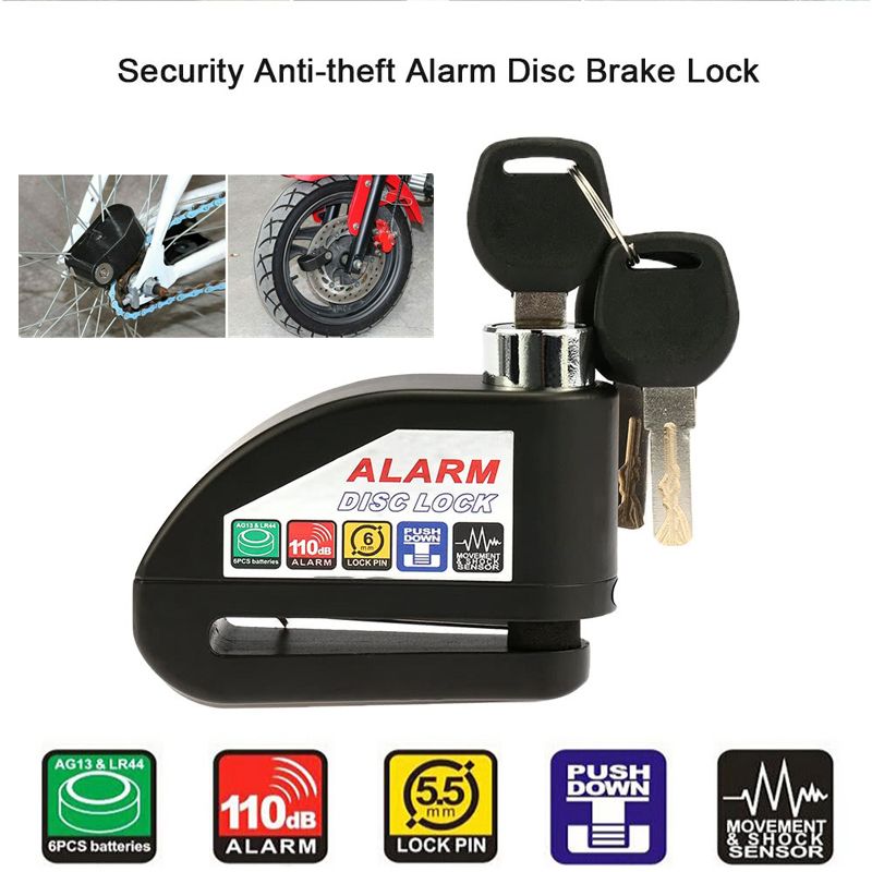 disc lock alarm motorcycle