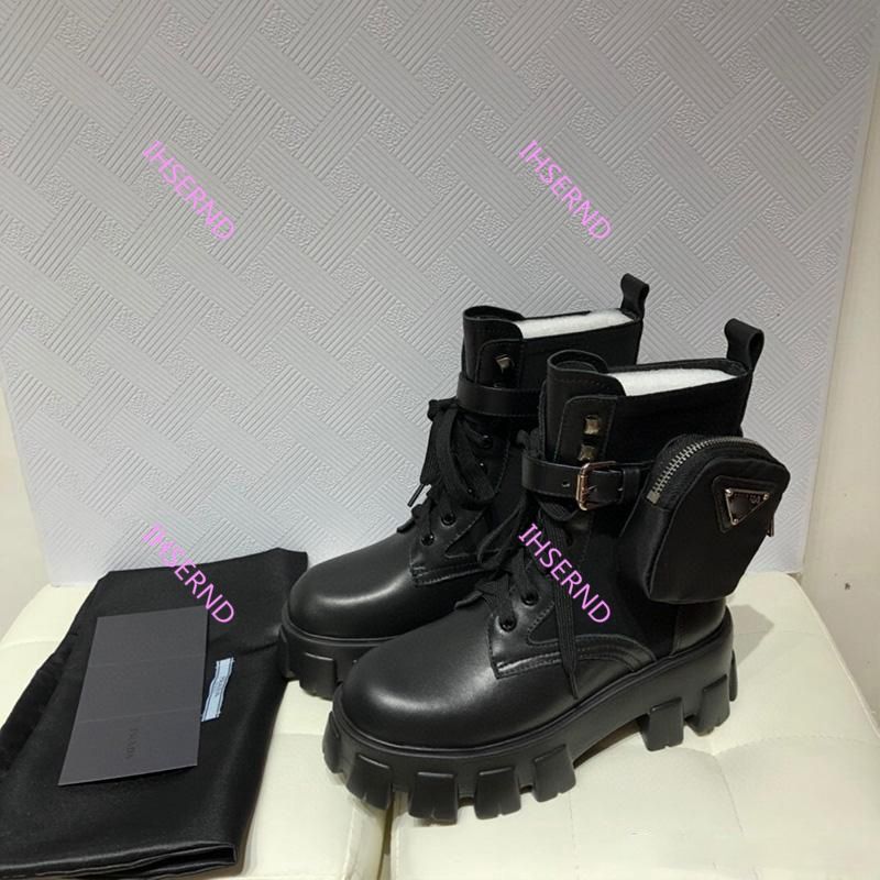 Compra Prada Boots De Diseño De Moda Para Mujer Monolito Motocicleta Botas  Luxe Negro Rodilla Alto Tamaño Bolsa De Botas De Plataforma Alta Calidad 35  40 Barato | Entrega Rápida Y Calidad | Es.Dhgate