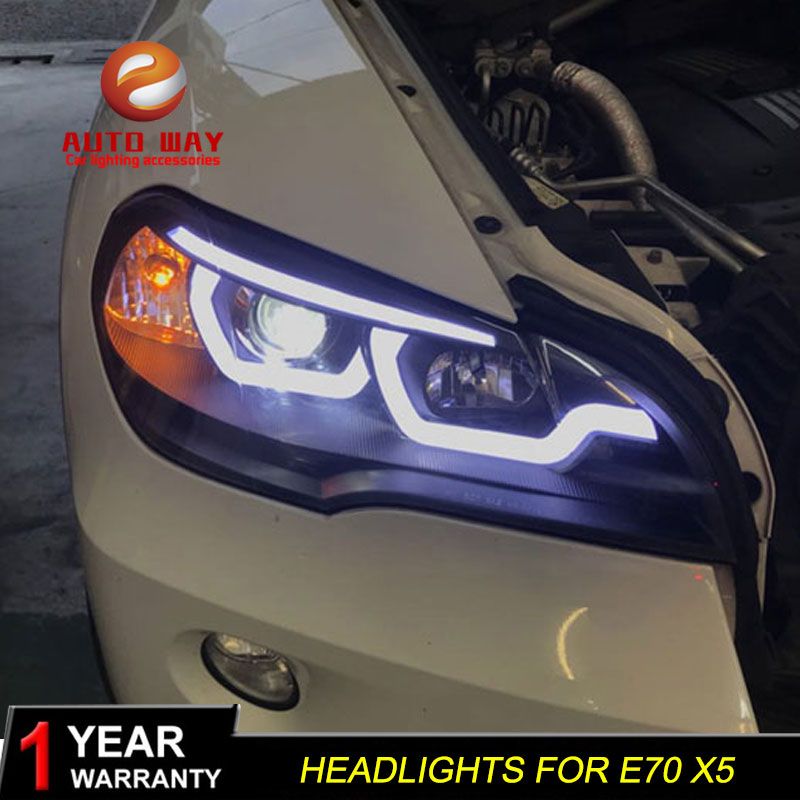 Cotton Lights LED Angel Eyes Kit For BMW E70 X5 Xenon Headlight Accessories DIY
