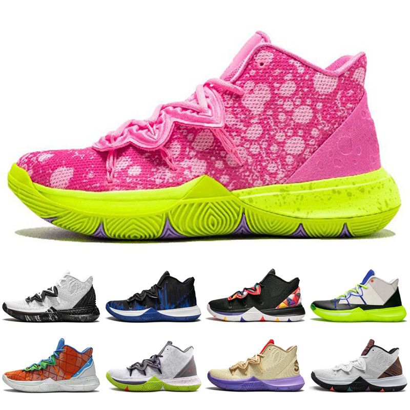 2021 2020 Kyrie Irving Spongebob Kybrid S2 5 Jumpman Men Basketball Shoes Outdoor Friends Oreo ...