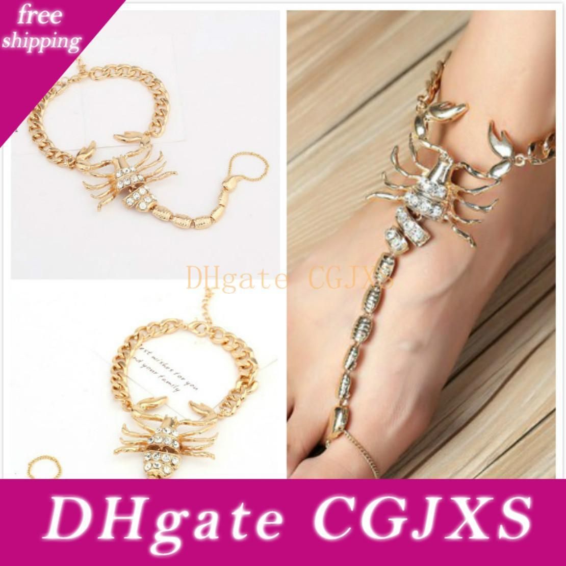 anklet with toe ring