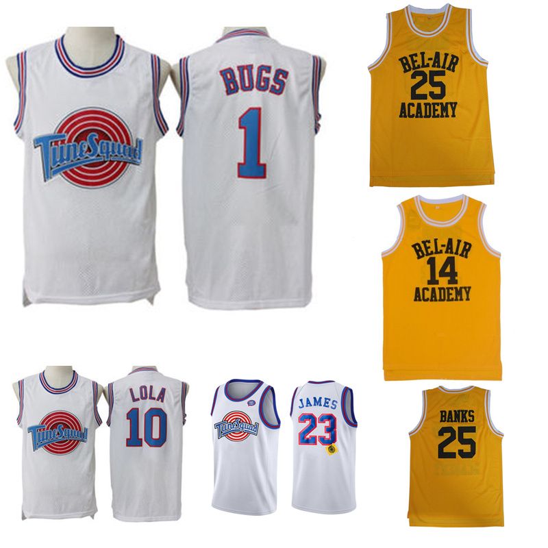 bugs and lola space jam jerseys