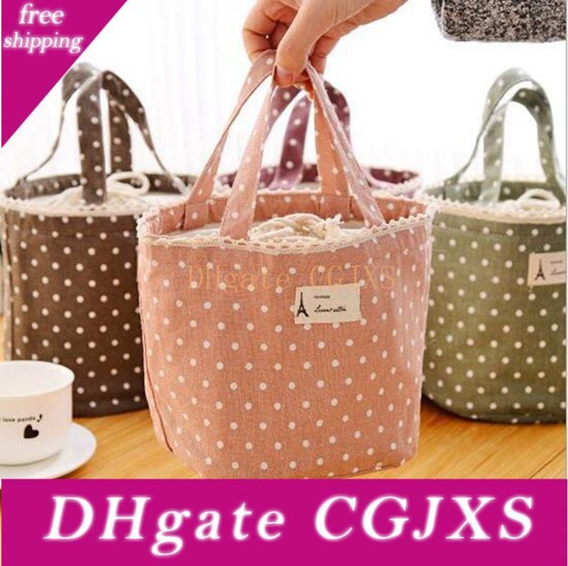 linen lunch bag