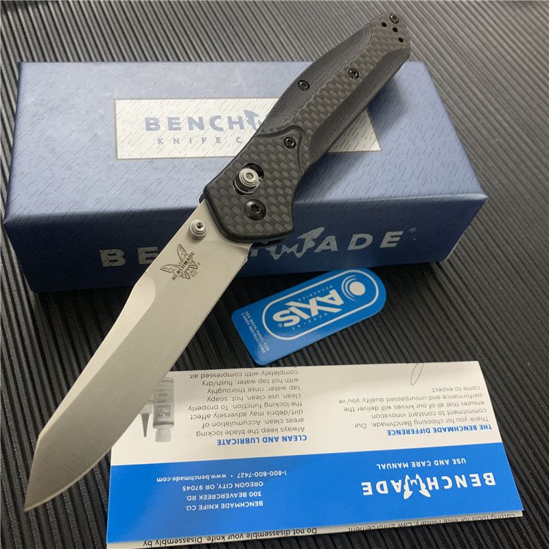 2020 Benchmade BM940 940 1 Osborne Folding Knife S30V Black/Satin Plain
